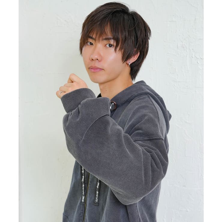 落書き風裏毛スノーウォッシュパーカー | ScoLar | 詳細画像13 