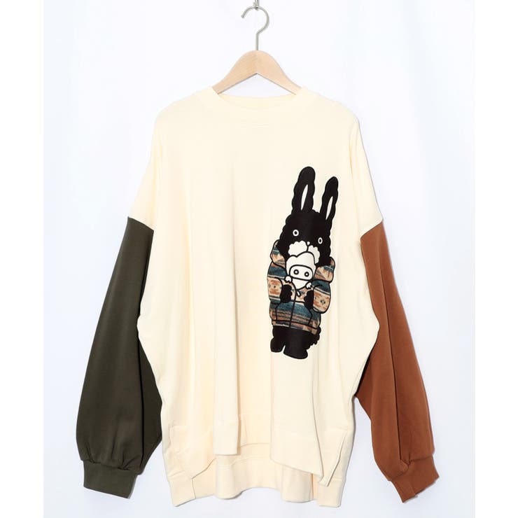 冬支度もけラビル配色プルオーバー | ScoLar | 詳細画像8 