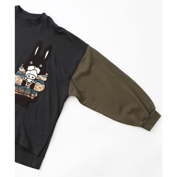 冬支度もけラビル配色プルオーバー | ScoLar | 詳細画像12 