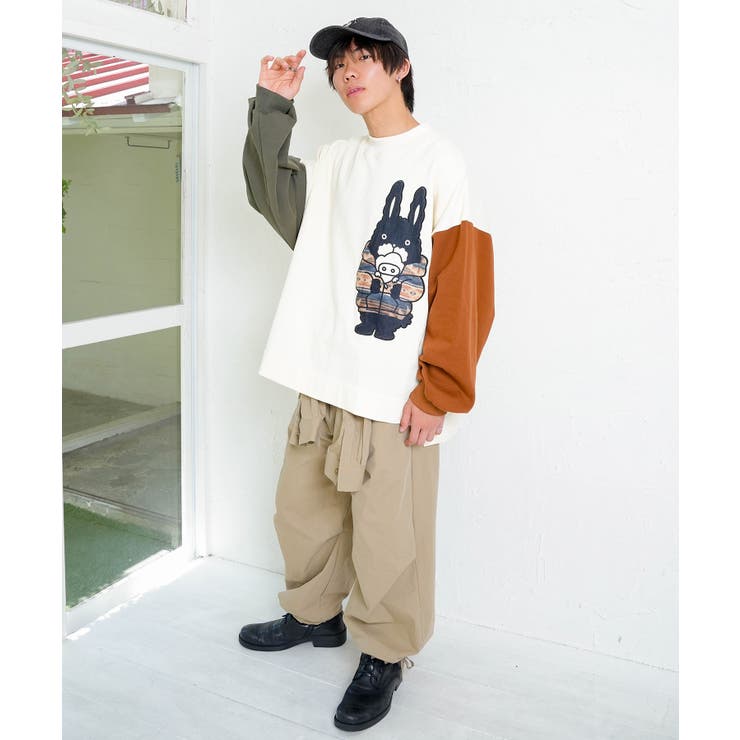 冬支度もけラビル配色プルオーバー | ScoLar | 詳細画像1 