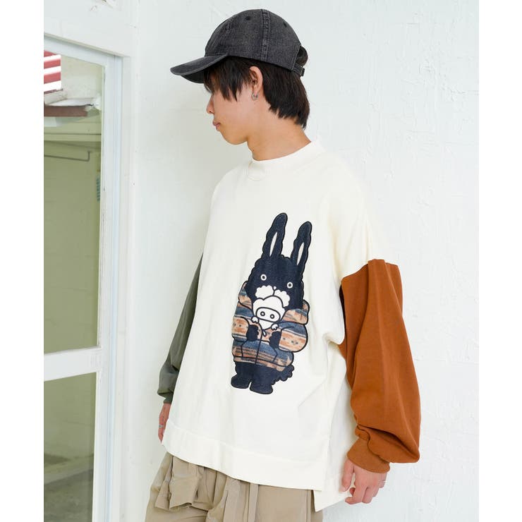 冬支度もけラビル配色プルオーバー | ScoLar | 詳細画像2 