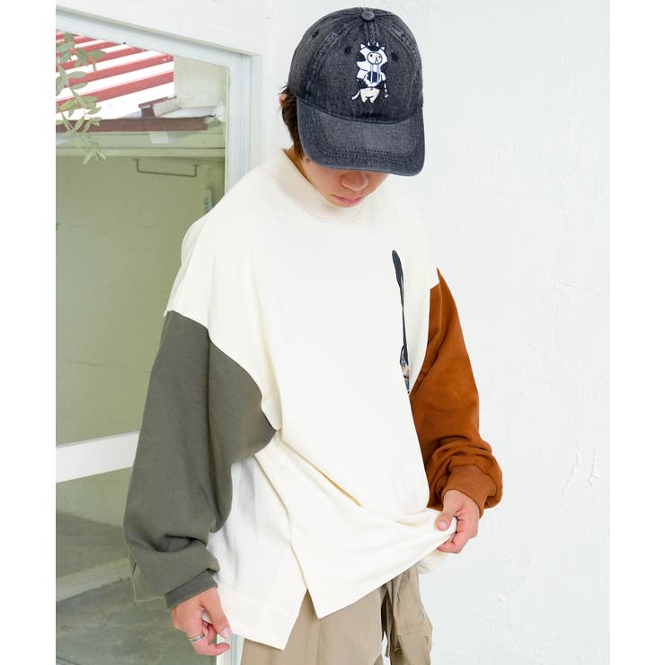 冬支度もけラビル配色プルオーバー | ScoLar | 詳細画像4 