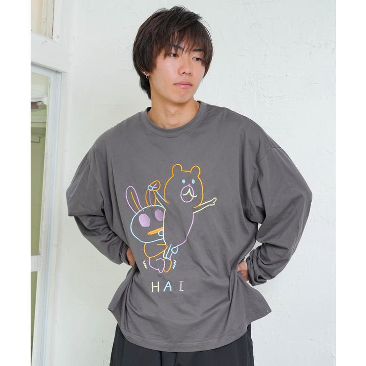 組体操クマうさぎ刺繍プルオーバー[品番：SRSW0000344]｜ScoLar