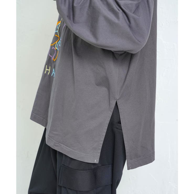 組体操クマうさぎ刺繍プルオーバー | ScoLar | 詳細画像6 