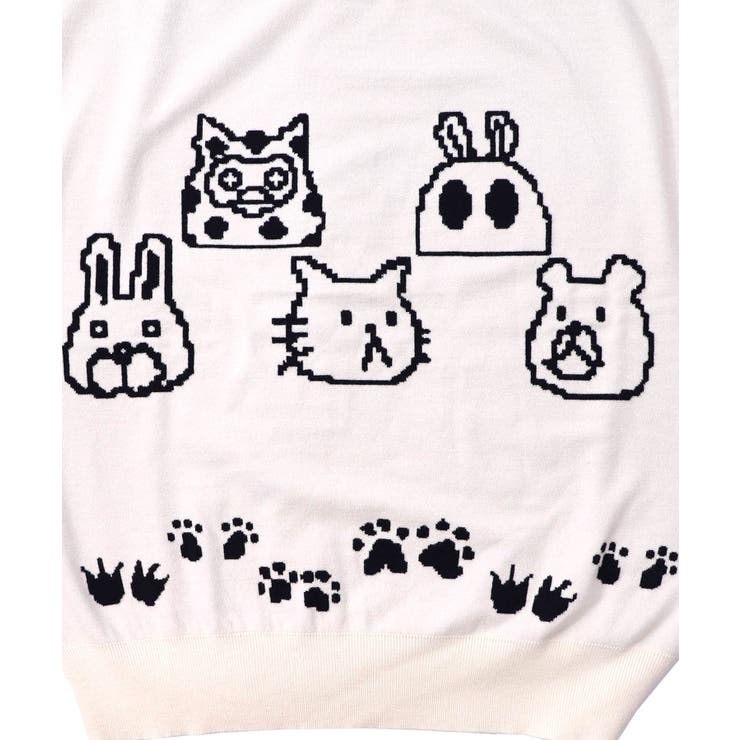 リバーシブルドット絵柄ニットプルオーバー | ScoLar | 詳細画像20 