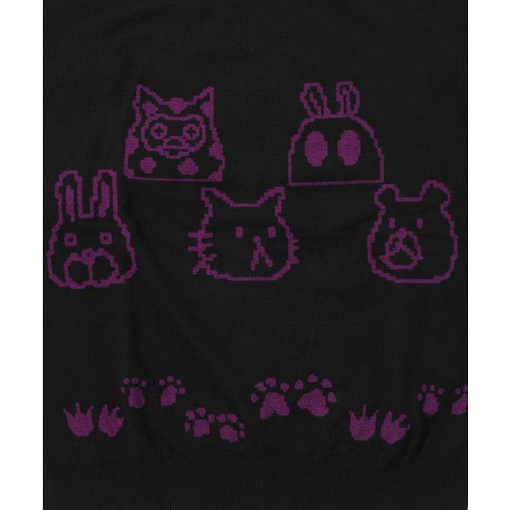 リバーシブルドット絵柄ニットプルオーバー | ScoLar | 詳細画像22 