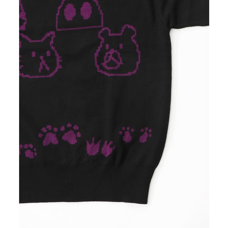 リバーシブルドット絵柄ニットプルオーバー | ScoLar | 詳細画像26 