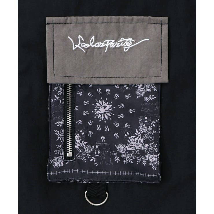 異素材使いの配色切替 中綿キルトジャケット | ScoLar | 詳細画像8 