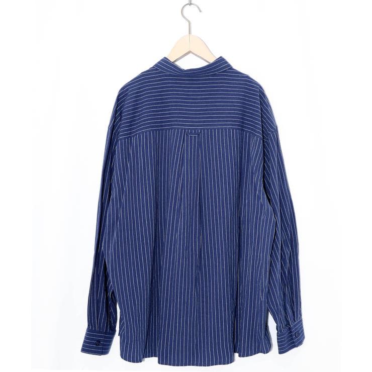 ひょっこりParity刺繍のストライプシャツ | ScoLar | 詳細画像14 