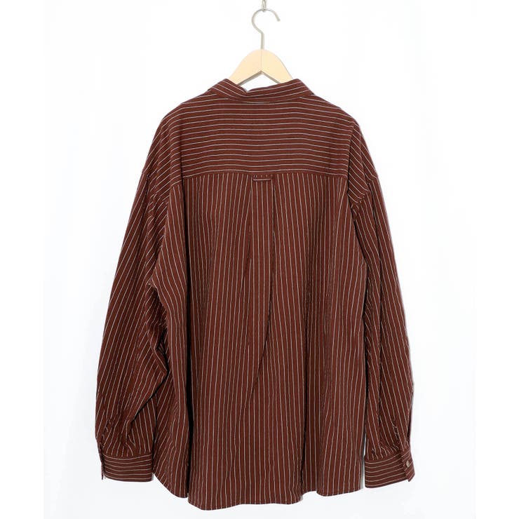 ひょっこりParity刺繍のストライプシャツ | ScoLar | 詳細画像17 