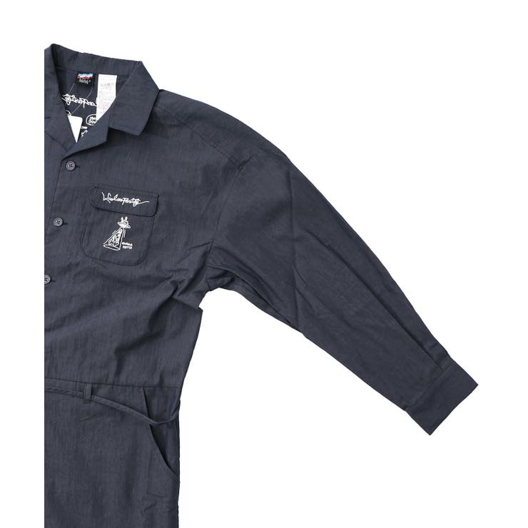 Parityキャラ宇宙刺繍 洗い加工ジャンプスーツ | ScoLar | 詳細画像33 