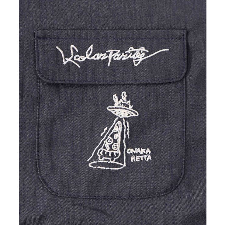 Parityキャラ宇宙刺繍 洗い加工ジャンプスーツ | ScoLar | 詳細画像38 