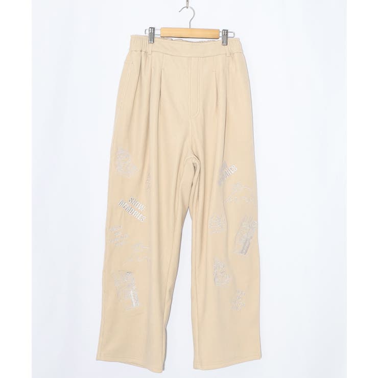 ラビルとネコのスノーメモリー裏起毛パンツ | ScoLar | 詳細画像25 