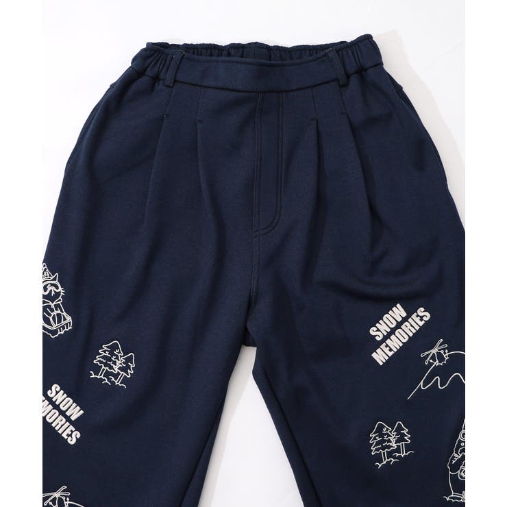 ラビルとネコのスノーメモリー裏起毛パンツ | ScoLar | 詳細画像27 