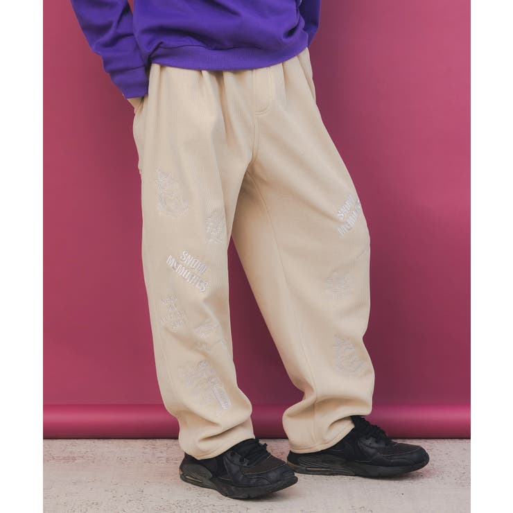 ラビルとネコのスノーメモリー裏起毛パンツ | ScoLar | 詳細画像8 