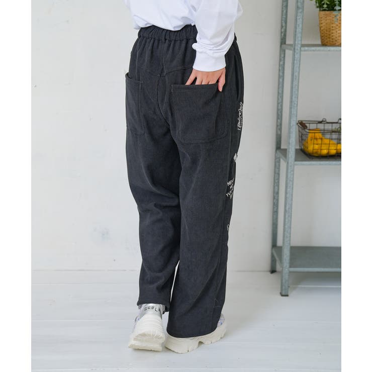 ラビルとネコのスノーメモリー裏起毛パンツ | ScoLar | 詳細画像17 