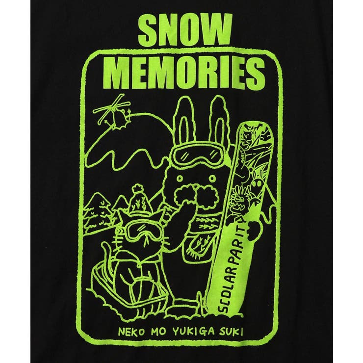 ラビルとネコのスノーメモリーズロンT | ScoLar | 詳細画像9 
