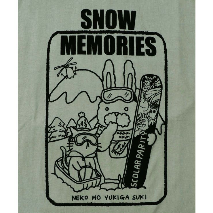 ラビルとネコのスノーメモリーズロンT | ScoLar | 詳細画像10 