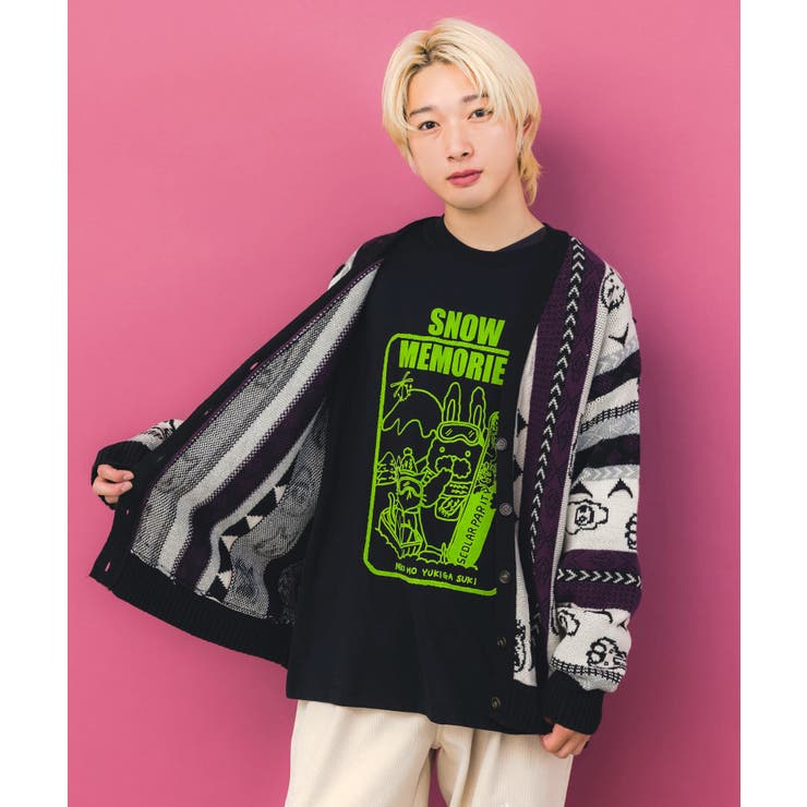 ラビルとネコのスノーメモリーズロンT | ScoLar | 詳細画像6 