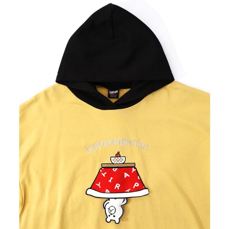 ぐうたらの極み こたつクマフード付きプルオーバー | ScoLar | 詳細画像5 