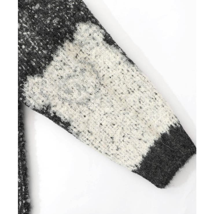 ひつじネコのシャギーニットカーディガン | ScoLar | 詳細画像5 