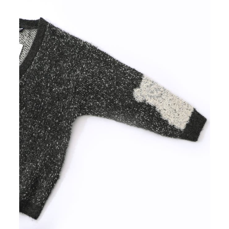 ひつじネコのシャギーニットカーディガン | ScoLar | 詳細画像9 