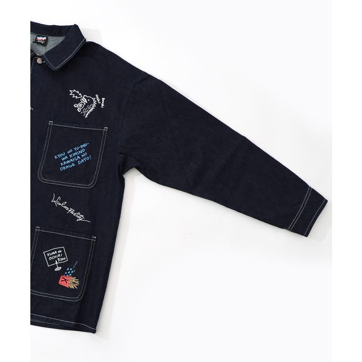 らくがき風ワッペンシャツジャケット | ScoLar | 詳細画像21 