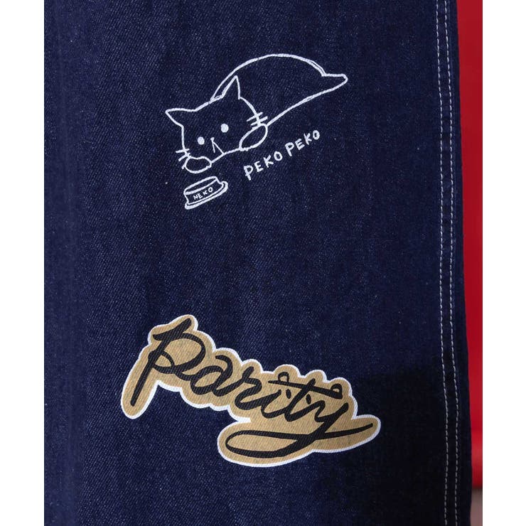 らくがき風ワッペンベルト付きパンツ | ScoLar | 詳細画像9 