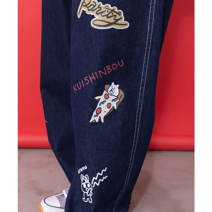 らくがき風ワッペンベルト付きパンツ | ScoLar | 詳細画像10 