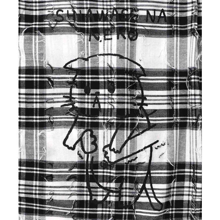 正月太りネコ柄デニムorチェックシャツパーカー | ScoLar | 詳細画像23 