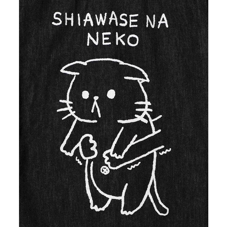 正月太りネコ柄デニムorチェックシャツパーカー | ScoLar | 詳細画像26 