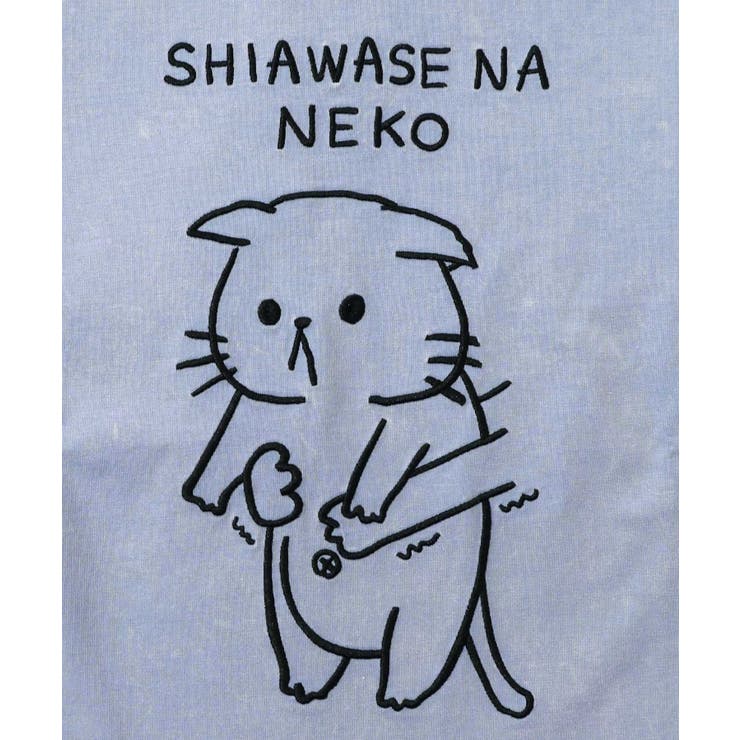 正月太りネコ柄刺繍ヴィンテージ風プルオーバー | ScoLar | 詳細画像12 