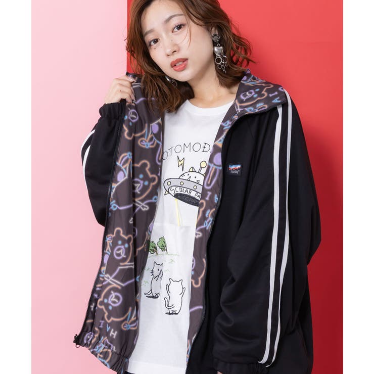 組体操クマうさぎリバーシブルワッシャーブルゾン | ScoLar | 詳細画像12 