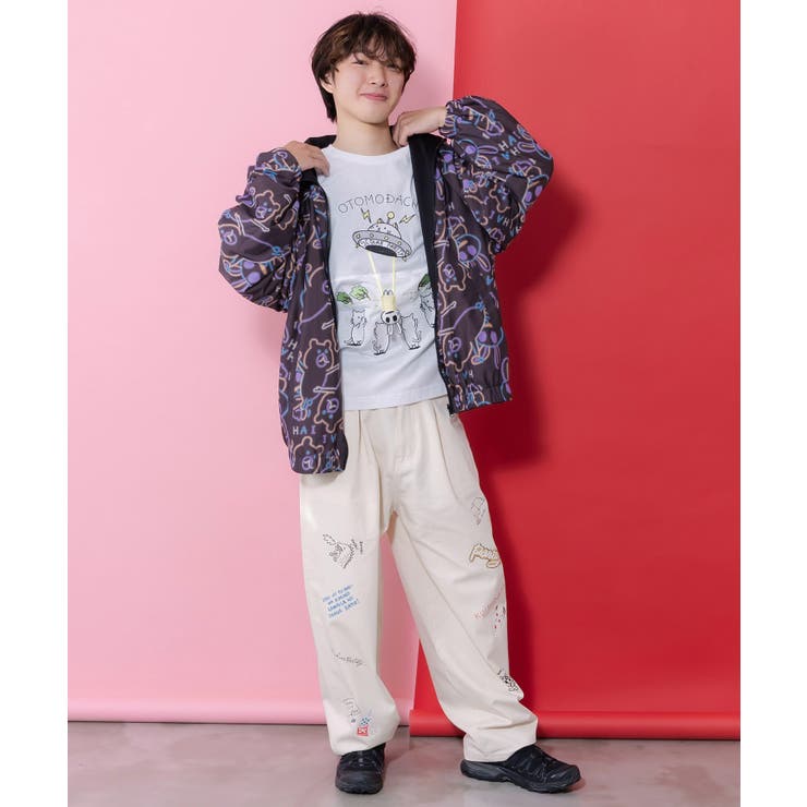 組体操クマうさぎリバーシブルワッシャーブルゾン | ScoLar | 詳細画像14 