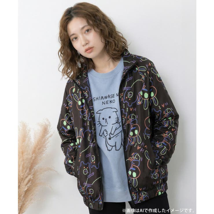 組体操クマうさぎリバーシブルワッシャーブルゾン | ScoLar | 詳細画像19 