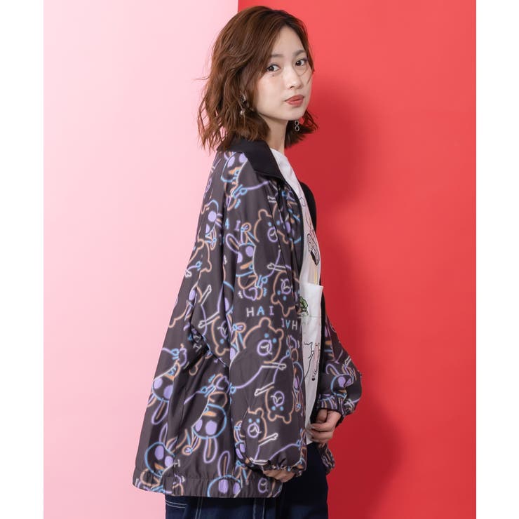 組体操クマうさぎリバーシブルワッシャーブルゾン | ScoLar | 詳細画像5 