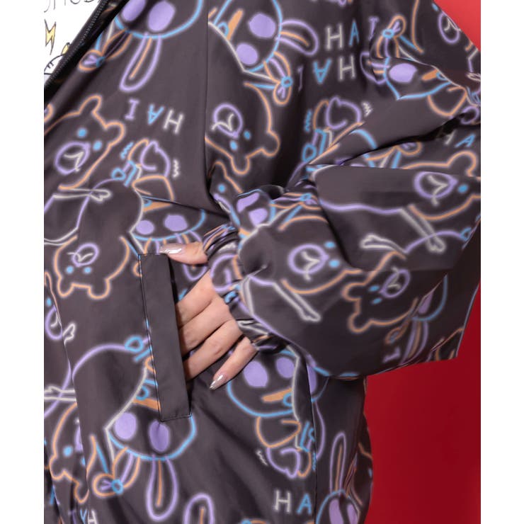 組体操クマうさぎリバーシブルワッシャーブルゾン | ScoLar | 詳細画像6 