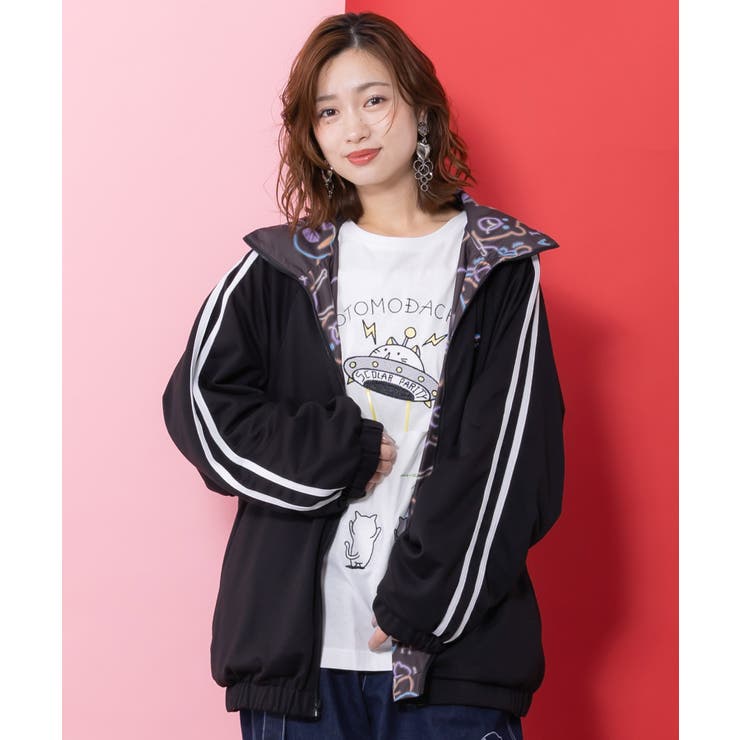 組体操クマうさぎリバーシブルワッシャーブルゾン | ScoLar | 詳細画像8 