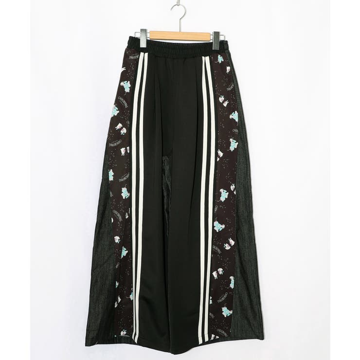 桜咲千依さんコラボ第5弾 ちょこにゃんず ジャージ×デニム切替パンツ | ScoLar | 詳細画像12 