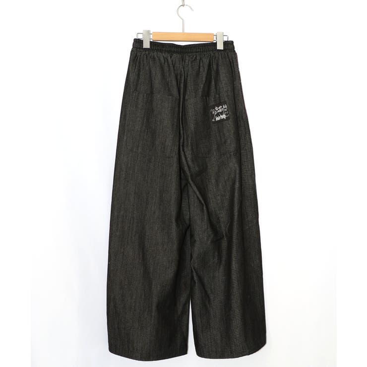 桜咲千依さんコラボ第5弾 ちょこにゃんず ジャージ×デニム切替パンツ | ScoLar | 詳細画像13 