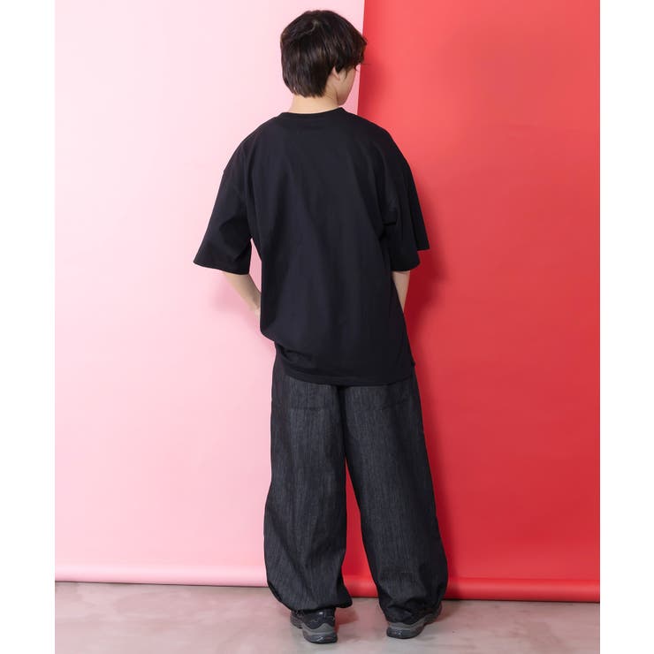 桜咲千依さんコラボ第5弾 ちょこにゃんず ジャージ×デニム切替パンツ | ScoLar | 詳細画像11 