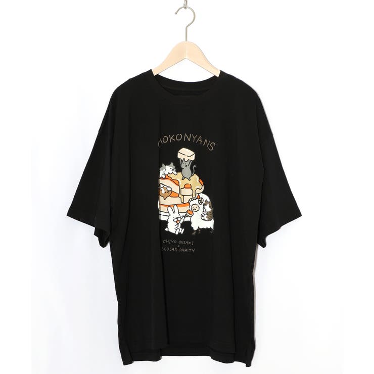 桜咲千依さんコラボ第5弾 ちょこにゃんず パンケーキTシャツ | ScoLar | 詳細画像16 