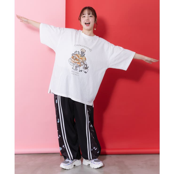 桜咲千依さんコラボ第5弾 ちょこにゃんず パンケーキTシャツ | ScoLar | 詳細画像1 