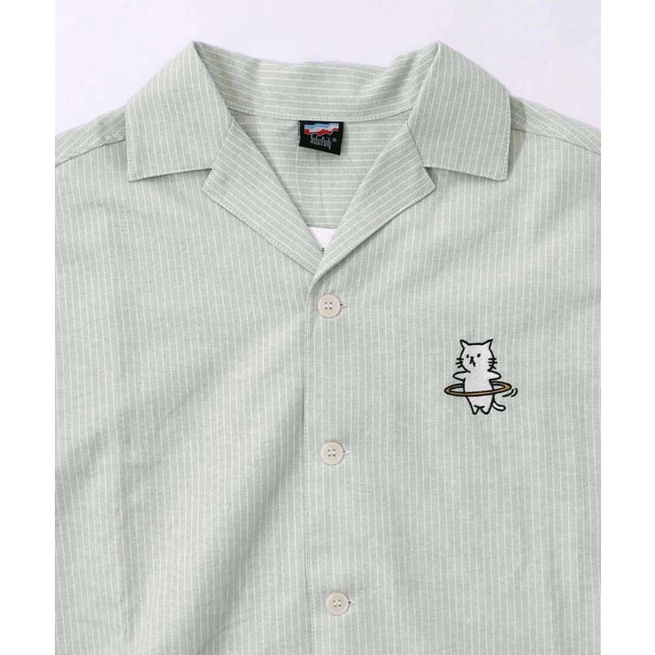 ネコの洗脳×ストライプ柄シャツ | ScoLar | 詳細画像21 