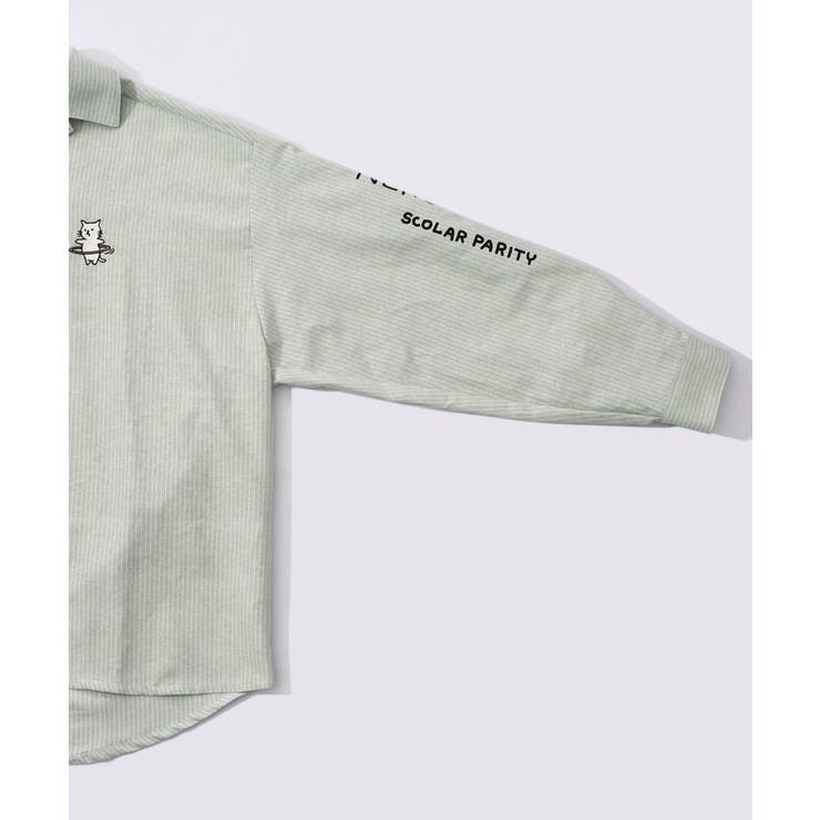 ネコの洗脳×ストライプ柄シャツ | ScoLar | 詳細画像23 