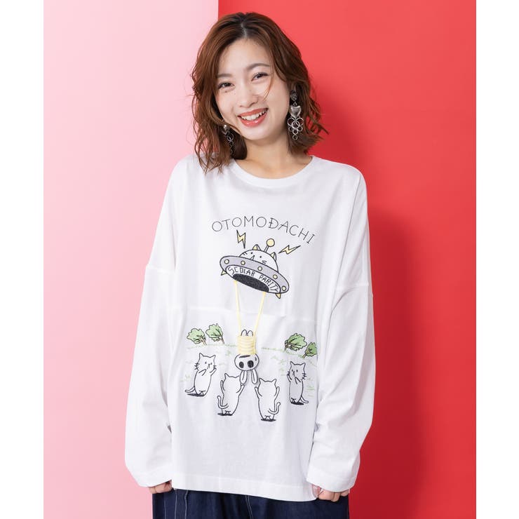 ネコ星へのご招待Tシャツ | ScoLar | 詳細画像2 