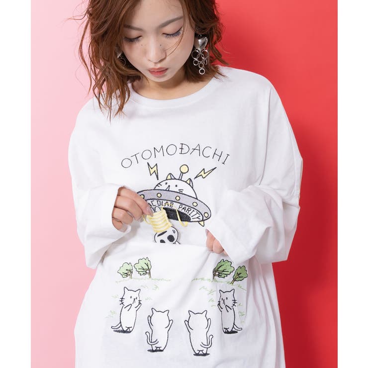 ネコ星へのご招待Tシャツ | ScoLar | 詳細画像5 