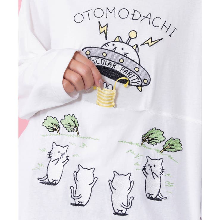 ネコ星へのご招待Tシャツ | ScoLar | 詳細画像6 