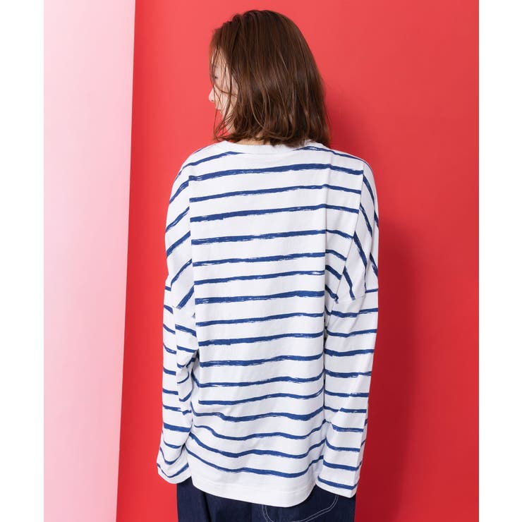 画家ネコボーダーTシャツ | ScoLar | 詳細画像4 