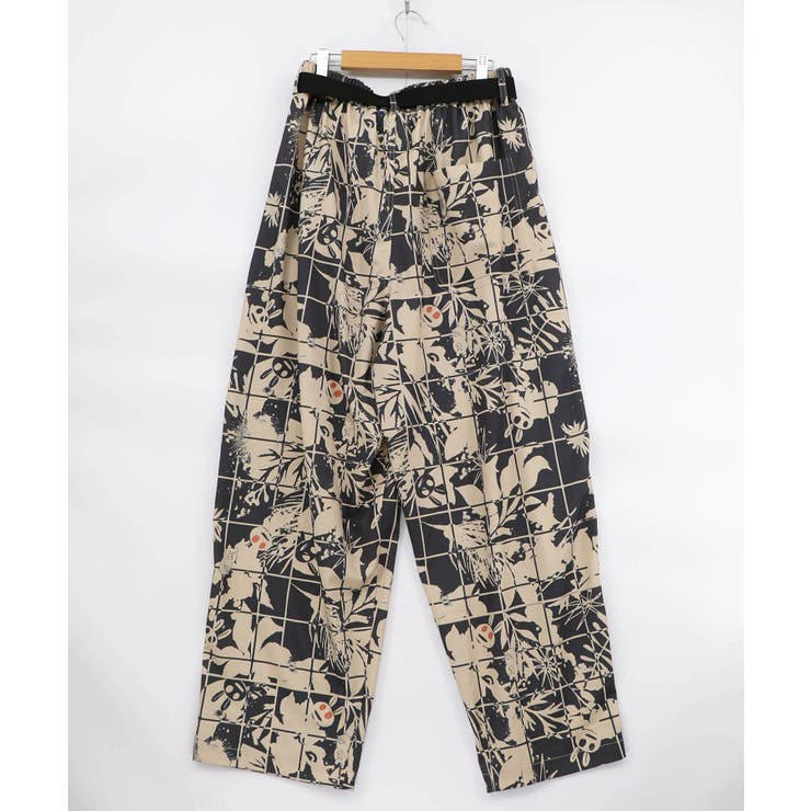 メルヘン恐竜柄orレトロ障子柄 ベルト付きパンツ | ScoLar | 詳細画像18 